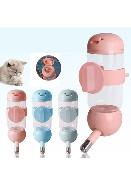 500ML Pet Su Sebili Pet Asılı Su Sebili Pet Kafes Su Şişesi Su Şişesi Pet Kaldırma Su Sebili Pet Malzemeleri (Yurt Dışından)