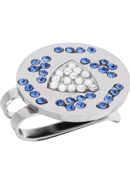 Çinko Alaşım Bling Rhinestone Golf Şapka Kadınlar İçin Visor Klip ve Ball Marker (Yurt Dışından) modelleri