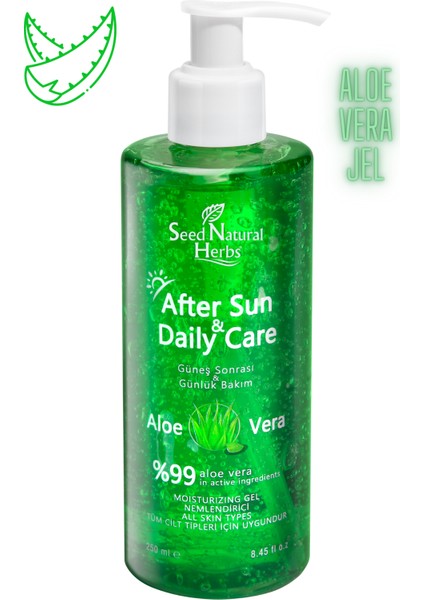 Aloe Vera Nemlendirici Dinlendirici Jel 250 ml