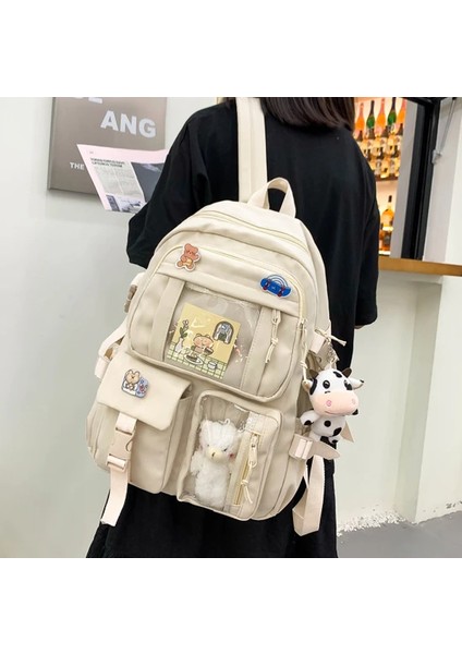 Öğrenci Okul Sırt Çantası - Beyaz (Yurt Dışından) fiyatları