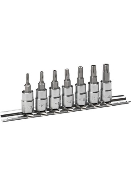 1/4'' 7 Pcs Lokma Delikli Torx Set-5 Köşe