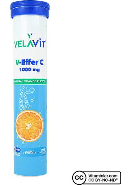 V-Effer C 1000 Mg 20 Efervesan Tablet