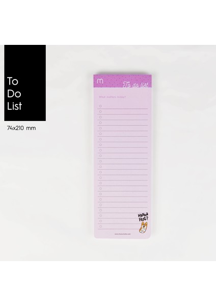 Munuplanner - Wanna Hug To Do List (Yapılacaklar Listesi)