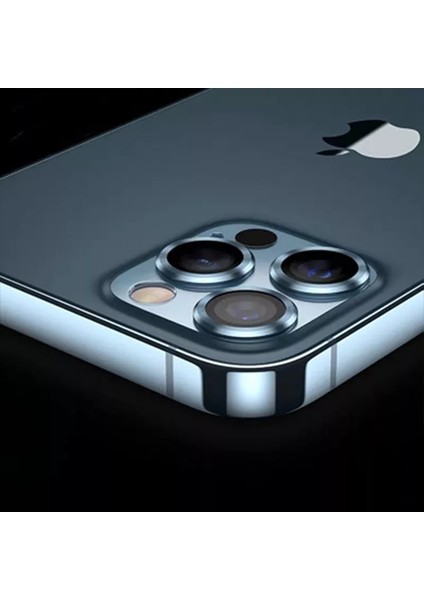 iPhone 13 Pro / 13 Pro Max Uyumlu Halka Set Metal Lens Koruyucu Cam fırsatları