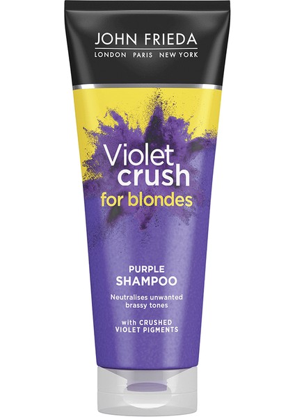 Violet Crush Mor Şampuan Sarı Saçlara Özel Menekşe Özlü 250 ml