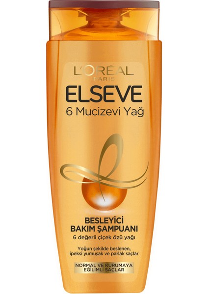 6 Mucizevi Yağ Şampuan 450 Ml