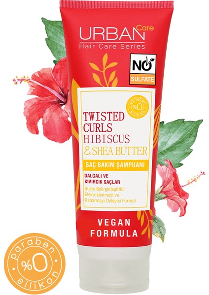 Şampuan Sülfatsız Hibiscus ve Shea 250 ml modelleri