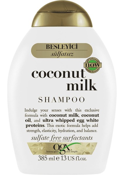 Besleyici Coconut Milk Şampuan 385 ml