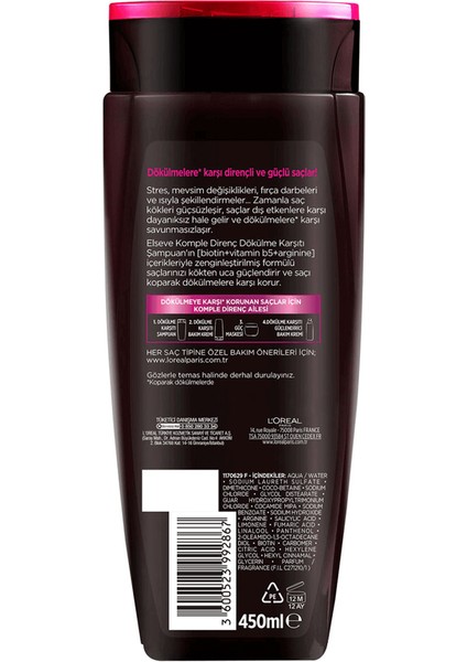 Komple Direnç Şampuan 450 ml fiyatları