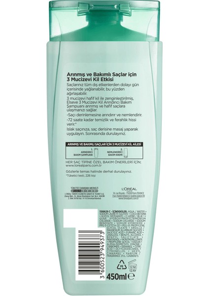 Mucizevi Kil Şampuan 450 ml modelleri