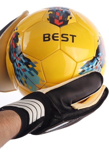 Best  Lazer Yapıştırma 4 Numara Sarı Deluxe Futbol Topu