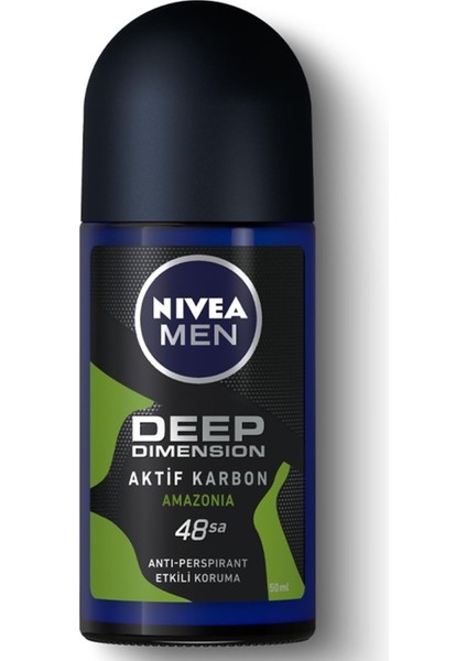 Men Deep Dimension Amazonia Deodorant Roll-On 50 ml