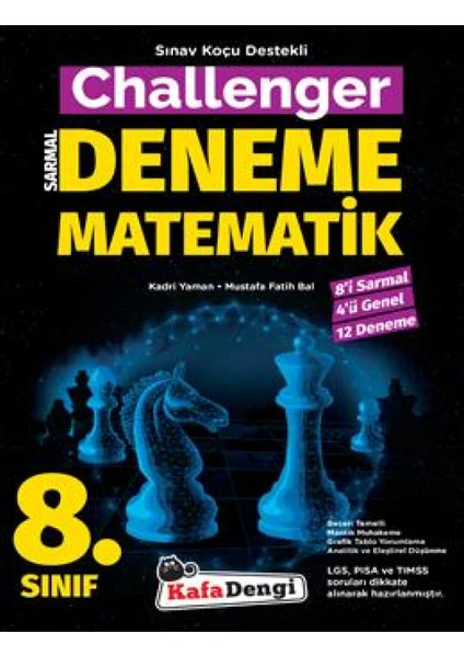 Kafa Dengi Yayınları 8.Sınıf Challenger Matematik Branş Denemesi(12'li)