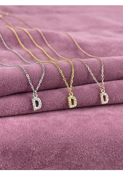 925 Ayar Gümüş D Harfi Kolye fiyatları