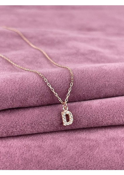 925 Ayar Gümüş D Harfi Kolye modelleri