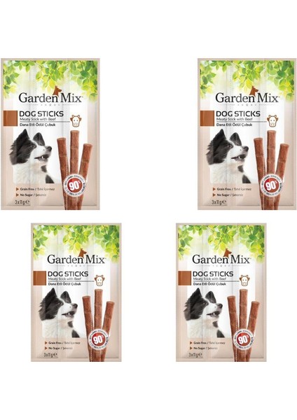 Dana Etli Köpek Stick Ödül 3 x 11 gr x 4 Adet