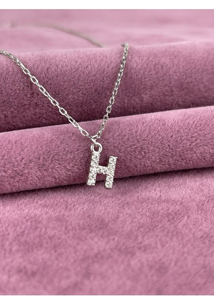 925 Ayar Gümüş H Harfi Kolye fiyatları