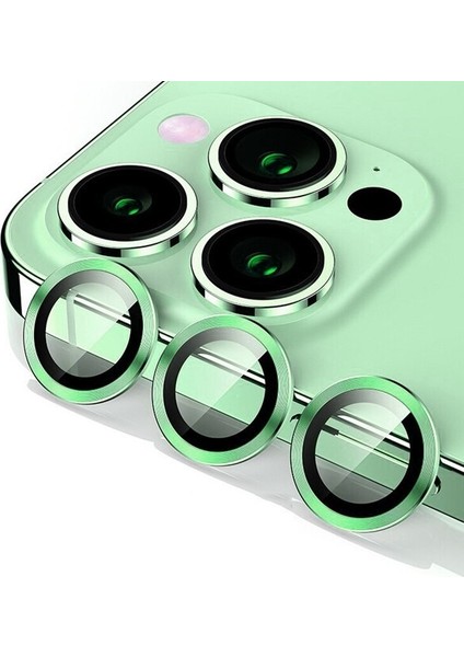 iPhone 11 Pro Max Uyumlu Su Toz ve Düşmeye Dayanıklı 3'lü Set Kamera Lens Koruyucu