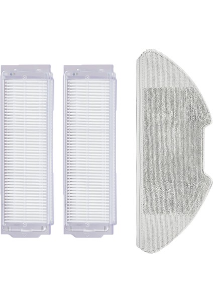 Xiaomi Vacuum Mop 2 Lite (Mjstl) Uyumlu 3 Parça Filtre Fırça Seti