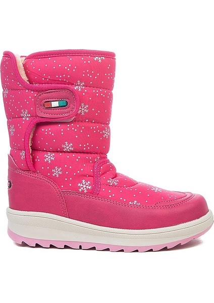 Kaymaz Taban Cırtlı Kız Çocuk Suya Dayanıklı Kürklü Termal Kar Botu