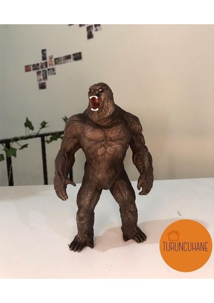 Turuncu Hane King Kong Karakter Figür 20 cm