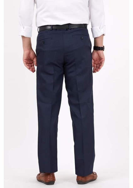 Erkek Büyük Beden Klasik Lacivert Kumaş Pantolon fırsatları