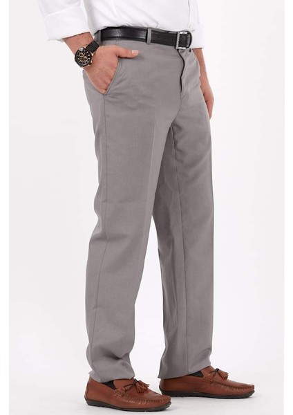 Erkek Büyük Beden Klasik Gri Kumaş Pantolon fiyatları