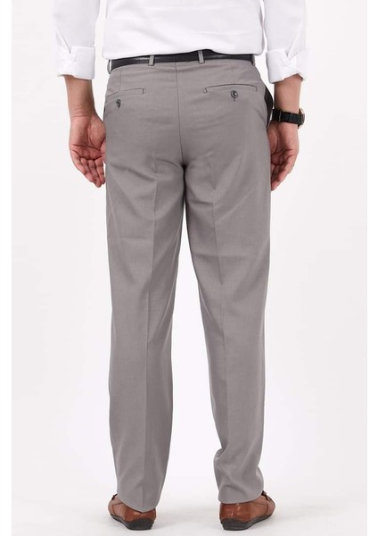 Erkek Büyük Beden Klasik Gri Kumaş Pantolon fırsatları