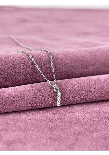 925 Ayar Gümüş I Harfi Kolye