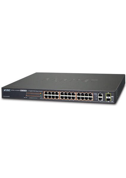 PL-FGSW-2624HPS4 24 Port 10/100BASE-T Poe+ 2 Port Gigabyte 2 Port Sfp 420W Poe Switch