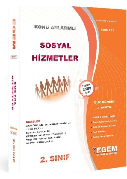 AÖF 2. Sınıf Sosyal Hizmetler Konu Anlatımlı Soru Bankası-Güz Dönemi 3. Yarıyıl