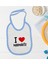 Kids I Love Marmaris Tasarımlı Mavi Bebek Mama Önlüğü - Model 1 1