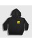 Unisex Çocuk Siyah Javascript Coder Programmer Developer Yazılımcı Kapüşonlu Sweatshirt 1
