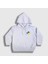 Unisex Çocuk Beyaz Logo Python Developer Yazılımcı Kapüşonlu Sweatshirt 1