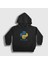 Unisex Çocuk Siyah Logo V2 Python Developer Yazılımcı Kapüşonlu Sweatshirt 1