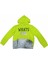 Kız Çocuk Reflektörlü Whats Yazı Desenli Kapüşonlu Sweatshirt 1