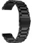 Samsung Galaxy Watch 4 Seri 40-42-44-46 mm Uyumlu Kordon (20 Mm) Çelik Klasik Metal Kordon 5