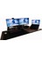 Oyuncu Monitörleri Için 11 cm Yükseklikte Stand Siyah 60 cm x 28 cm Üst Tablalı 1