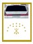 Adige Çerkez Bayrak Sembolü Araba Sticker- Oto Çıkartma - Oto Sticker - Araç Yazıları 1