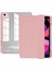 Case 4U Apple iPad Air 10.9 2022 (5.Nesil) Manyetik Nort Arkası Şeffaf Standlı Kılıf Pembe 1