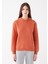 Kapüşonlu Turuncu Basic Sweatshirt 167299-70233 3