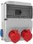 BD6-2234-2020 Ön 2 Ad. 5/32A. 380V. Yan 2 Ad. 1/16A. 220V. 1