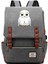 Harry Potter Baykuş Gençler Schoolbag USB Eğlence Sırt Çantası (Gri)(Yurt Dışından) 1