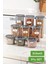 Etiketli Kare Erzak Saklama Kabı 9'lu Set 3x(0,55 Litre, 1,2 Litre, 1,75 Litre) Antrasit 1