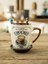 Avrupa Tarzı Küçük Lüks Kahve Fincanı Cappuccino Latte Fincan Kapak Kaşığı ile Retro Vintage Seramik Kupa(Yurt Dışından) 4