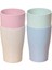 Yetişkinler Için Kırılmaz Yeniden Kullanılabilir Içme Kupası Yetişkin (13.5 Oz) Buğday Samanı Sağlıklı Bardak Seti 4 Çok Renkli Bulaşık Makinesi | Tumblers(Yurt Dışından) 1