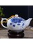 Jingdezhen 150 ml Porselen Mavi ve Beyaz Seramik Çaydanlık Su Isıtıcısı Kung Fu Demlik Çiçek Desen Çay Potu Promosyon! | Porselen Mavi | Çaydanlık Kettleporcelain Beyaz(Yurt Dışından) 2
