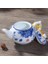 Jingdezhen 150 ml Porselen Mavi ve Beyaz Seramik Çaydanlık Su Isıtıcısı Kung Fu Demlik Çiçek Desen Çay Potu Promosyon! | Porselen Mavi | Çaydanlık Kettleporcelain Beyaz(Yurt Dışından) 4