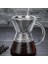 Isıya Dayanıklı Kahve Makinesi Cam Cezve Paslanmaz Çelik Huni Filtresi ile Pratik Kahve Su Isıtıcısı Dayanıklı Coffeeware(Yurt Dışından) 3