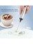 Süt Frother, El Paslanmaz Çelik Elektrikli Köpük Makinesi USB Şarj Edilebilir Frother Çırpma Dökme Kahve, Latte, Cappuccino | Sütlüler(Yurt Dışından) 3
